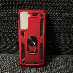 Red Protective Phone Case, with screen protector